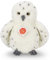 Teddy Hermann 94164 Schnee-Eule 20 cm, Kuscheltier, Plüschtier mit recycelter Füllung