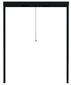 APANA Fliegengitter Rollo Fenster 190x200 cm Anthrazit – Insektenschutzrollo Flexibel auf Maß anpassbar – ausziehbarer Mückenschutz mit Alurahmen & Fiberglasgewebe – Fensterrollo gegen Insekten