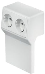 6132171 Electric Skirting Board Accessory RD 2GT40105 rws Device Insert Socket Pure White Pack of 1