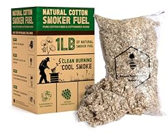 Forest Beekeeping Supply -Bee Smoker 1 LBS Pack, Natural Cotton Fiber for Hive Beekeeping and Beekeeper Accessories for Honey Bees- 1 LBS Bag