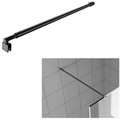 Barre de support en verre pour porte de douche RSB7012-MB