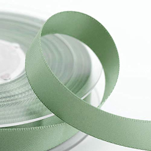 Italian Options Satinband, 6 mm breit x 25 m Rolle, Salbeigrün