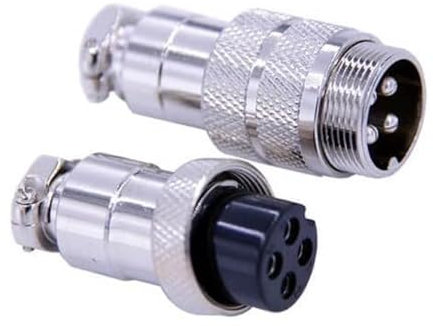 Elecbee Connettore GX20 Butting Aviation Connettore cavo 4 pin aviation Spina Docking Femmina e Maschio In Metallo Connettore Aviazione