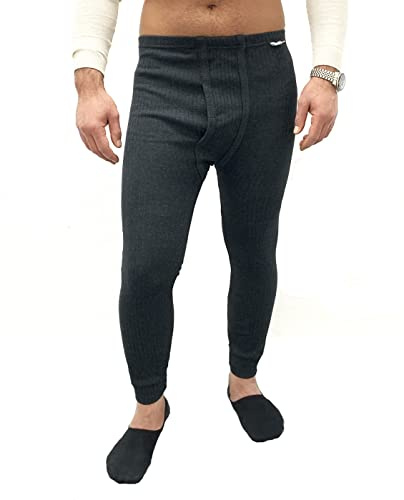 Dunkelstein Winter Unterhose Thermohose angeraut gefüttert Anthrazit 3XL
