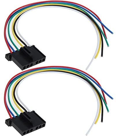 The Lord of the Tools Conector de Arnés de Cableado de Lámpara de Luz Trasera 2 Uds. 1778452 Compatible con Transit Mk6 Mk7 2006-2014 6 Pines 30cm