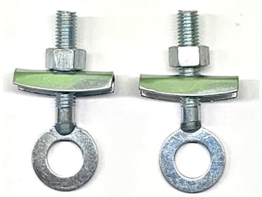 AARNAV Lot de 2 tendeurs de chaîne de vélo - Tendeurs de chaîne de vélo - Ajusteurs d'axe - Fixie - Pour vélo à vitesse unique - Extrémité ouverte