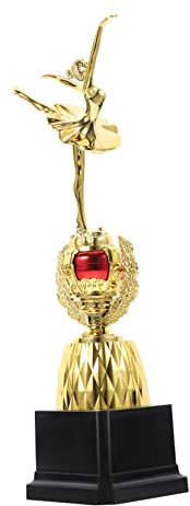 BESPORTBLE Ballet Recital Trophy Customised Dance Competition Award for Boys and Girls Dance Trophies Female Ballet Trophy