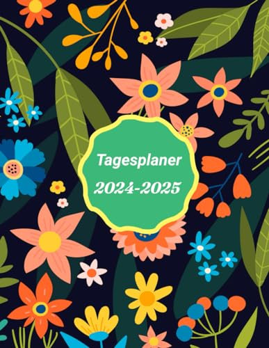 Tagesplaner 1 Tag - 1 Seite: Tag mit Zeiteinteilung von 7-21 Uhr | Terminkalender | 374 Seiten | A4