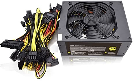 KLVN 180 0W ATX Mines modulaires Pc Alimentation B847 85 75 Supporte 8 Cartes Graphiques 160-240V Machine d'alimentation d'alimentation