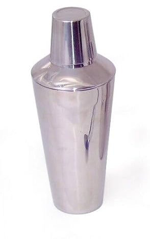 Premium 3 Piece Stainless Steel Cocktail Shaker Set with Built-in Strainer, 28 oz (795ml) – Professional Mixology Bartender Kit for Home Bar, Leak-Proof, Dishwasher Safe, Durable Barware