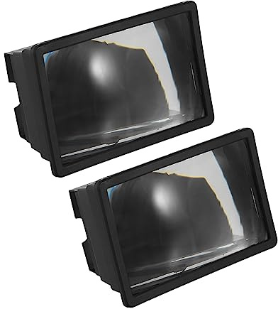 HEMOTON 2pezzi Amplificatore Schermo Smartphone Portatile Lente Ingrandimento Mobile Phone Screen Enlarger Leggera e Compatta Per Protezione Occhi e Visione Chiara in Viaggio e Casa