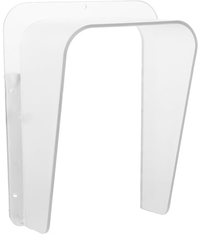 EXCEART Waterproof Doorbell Cover 8.26X6.69X3.93 Inch Rainproof Shield for Outdoor Doorbell and Access Control Protection Weather-Resistant Rain Cover