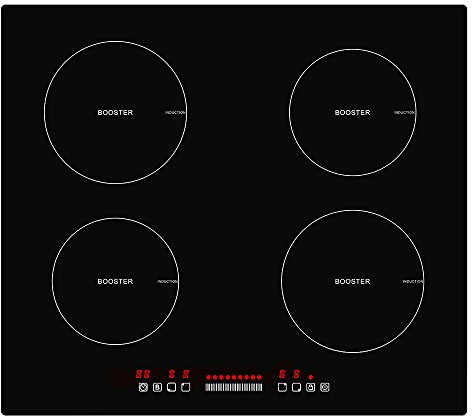 4 Zone Electric Induction Hob, Panana, 7600W (4 Zones No Pulg)