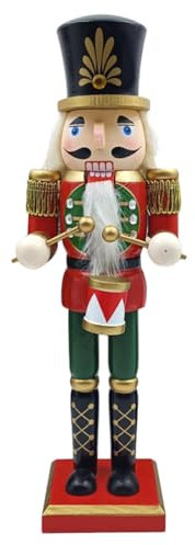 Warmhm Casse-Noisette Bois de Noël Mignon Soldat de Bois Décoratif Casse-Noisette Fait Soi-même