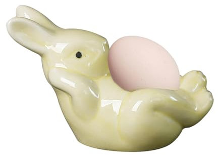 Coquetiers Animaux,Coquetier en Céramique | Stand d’oeufs de lapin de Pâques | Coquetier simple à la coque pour Table, support d'exposition d'œufs de pâques, support d'œufs de petit déjeuner de Table