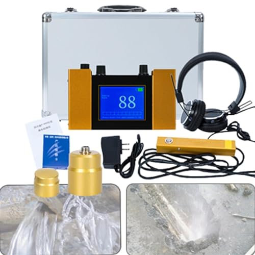 XNYXLPP Detector de tuberías de Agua, Detector de Fugas de Agua de tuberías Interiores, Detector de Fugas de Agua subterránea, Detecta fácilmente Fugas de tuberías de Agua