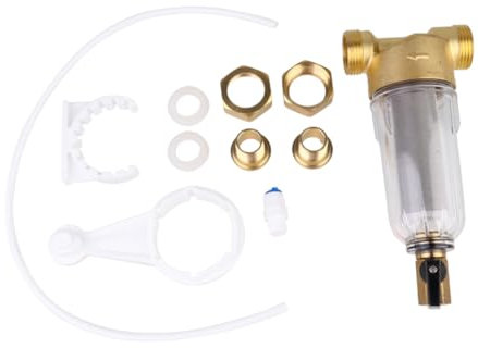 POPETPOP Kitchen Faucet Water Filter Reverse Osmosis Pre Filter 1/2 Inch Adapter Suitable for Household Use Removes Hard Water Deposits