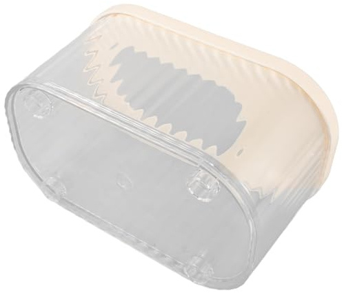 Abaodam Bañera Transparente para Hámster Baño de Arena, Recipiente Compacto de Plástico Cristalino, Baño Higiénico para Jaula, Adecuado para Chinchillas y Pequeños Roedores