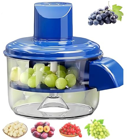 Elprico Electric Grape Peeling Machine, Rechargeable Automatic Peeler, Fruit Peeler Machine with 1300mAh Battery for Home Kitchen