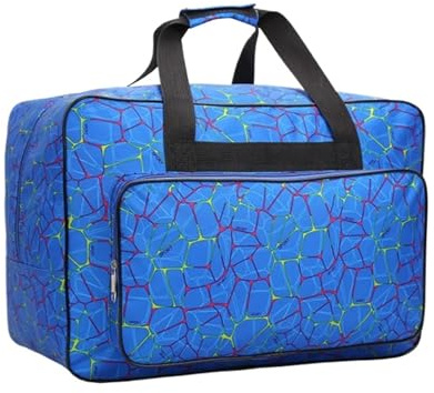 ZFIHAV Nähmaschinentasche Große Kapazität Nähmaschine Lagerung Handtasche Frauen Sport Fitness Tragetasche Tragen(Blue,S)