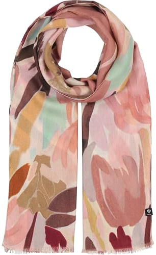 FRAAS Damen Schal Sustainability Edition | florales Muster bunt | 100% Viskose | 58 x 178 cm Blossom