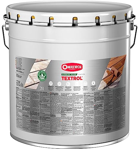 OWATROL TEXTROL Holzöl farblos [20L] - Holzöl für Außenbereich - Holzpflegemittel Möbel - Öl für Gartenmöbel - Holzpflegeöl - Holzlasur Außen - Pflegeöl für Holzmöbel
