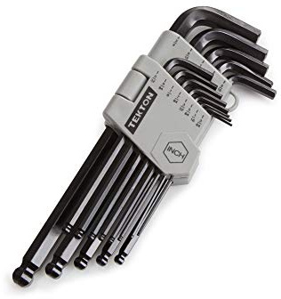 TEKTON 25262 Innensechskant-Schlüssel-Satz mit Kugelkopf, 13-teilig