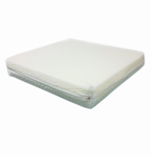 Dibapur ® Rollstuhl Visco Sitzkissen ca.45cm x 45cm x 8cm - Viscoelastisches, Sitzkissen, Antidekubitus,