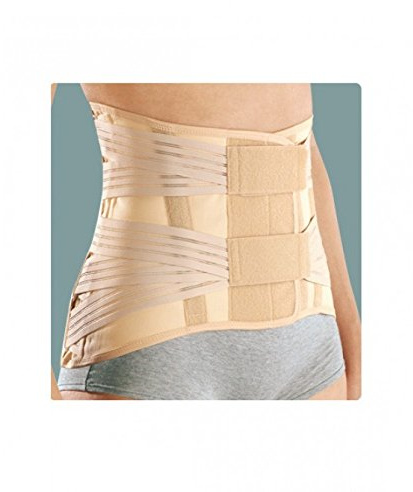ROTEN SAT | Busto Schiena Donna Semirigido Basso Con Tiranti Elastici | Fascia Lombare Supporto Schiena | Corsetto Ortopedico per Mal Di Schiena | L