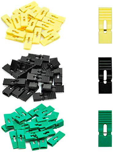 Gikfun 2.54mm Circuit Board Jumper Cap Shunts Short Circuit Cap for Arduino (Pack of 60pcs) AE1180