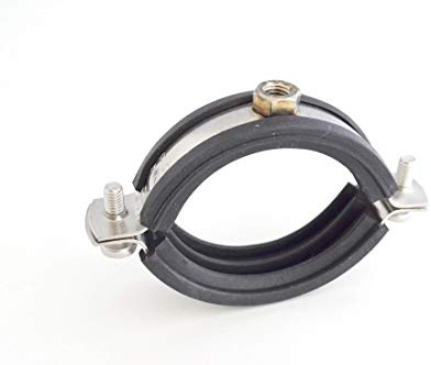 Edelstahl-Rohrschelle 2-teilig 31-38 mm/ 1 5 Stück
