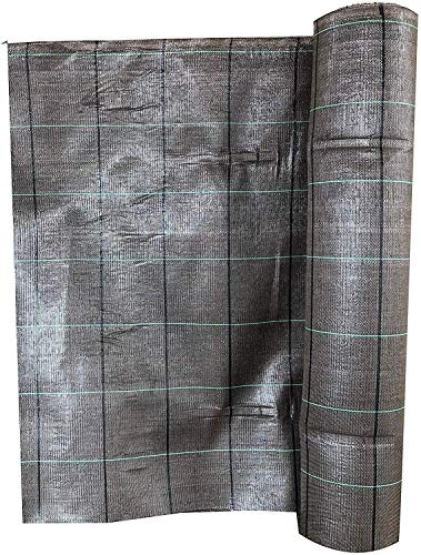 AlmaStore Telo Pacciamatura Nero, 210 cm X 20 mt, Anti Erbacce, Ecologico, Permeabile, Duraturo e Calpestabile - Varie Misure e Colori - Teli pacciamante antialga