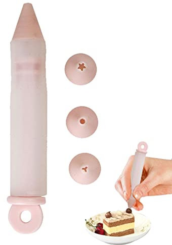 Penna Decorativa, Pennarelli Per Cioccolatini Per Decorare, Penna Per Scrittura Alimenti In Silicone Di Punte Per Pennarelli Per Glassa, Kit Di Penne Per Decorare Pasticceria Per Crema Di Biscotti