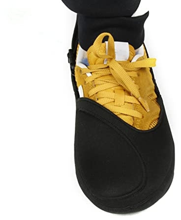Amesor Protector Zapato Moto, Protector Zapatos Moto Cambio, Accesorios para Moto, Cubierta para Zapatos Montar con Hebilla Ajustable, Protector Zapatos para Palanca Cambios Motocicleta