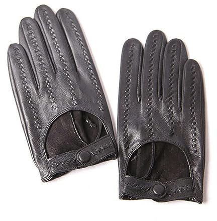 WILsem Lederhandschuhe für Herren, ungefüttert, importiertes Schaffell, für Herren, Fahrhandschuhe, Frühling und Herbst, atmungsaktiv