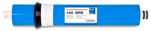 Membrane für Osmoseanlage Expert von Wagner BLUE | passend für gängige Osmoseanlagen | filtert Nitrat, Nitrit, Flourid | Aquarium Wasserfilter zur Herstellung von Osmosewasser (100 GPD)