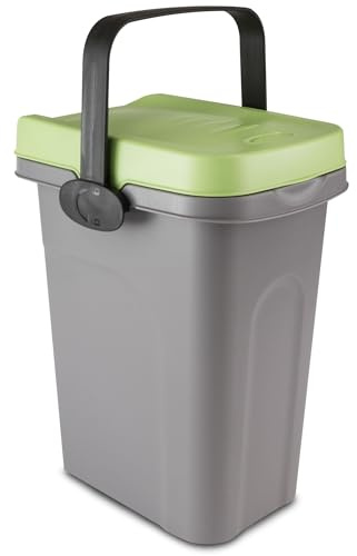 Windeleimer Geruchsdicht 7L Grün Biomülleimer Küche Bio Mülleimer Eimer Bin