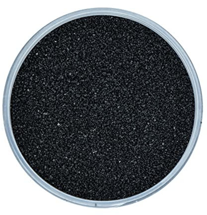 moorg Arena de color negro para decoración, 370 g, arena de colores para macetas de cristal, rito de arena, fina 0,2-0,6 mm, ideal para tus ideas decorativas