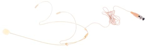 FUNOMOCYA Headset Mikrofon XLR 3-polig, Beige, Kunststoff, Unidirektional