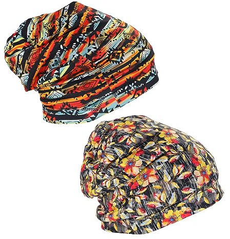 TOGEVAL Elastische Baumwoll-motorhaube Satin-abdeckung Schlaf Für Chemotherapie Bequem Für Zuhause Und Unterwegs