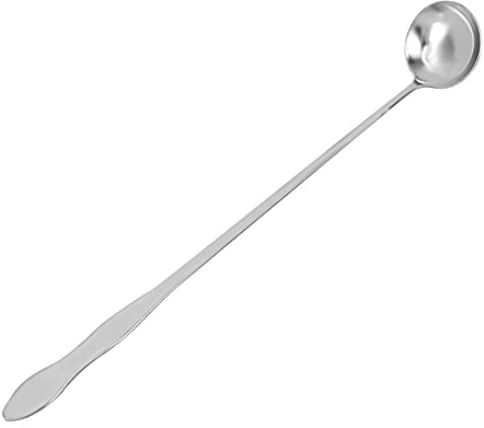 Multifunction Stainless Steel Long Handle Bar Mixing Spoon Tea Candle Mixing Spoons Coffee Drinks Wax Sturdy (Long Handle Mixing Spoon)