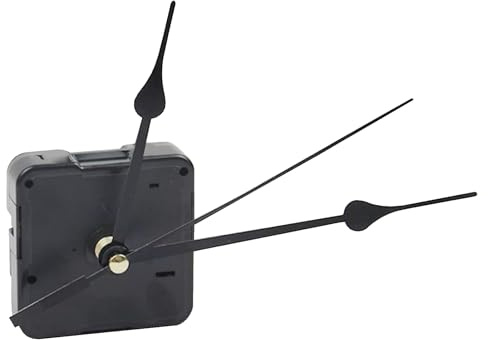 dzqad Batterie-Uhrwerk, Funk-Uhrwerk Bausatz, Silent Quartz Movement, Vielseitiger Batterie-Uhrmechanismus, Uhrzeiger und Motorsatz für kleine Wecker