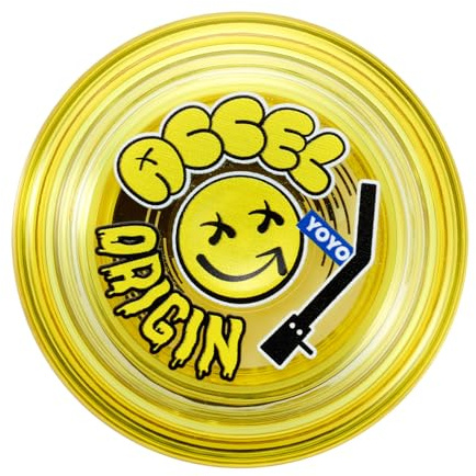 Bandai 60004 Accel Hyper Yoyó Giallo, Gioco di Abilità, Yoyo ottimo per i bambini di 8 anni, con il suo sistema Accel, prova tutti i trucchi in modo semplice e veloce