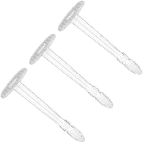 TERF® M8 x 50 mm Kunststoff-Isolationsdübel, M8 (8 mm) x 50 mm, weiß, Kunststoff-Isolationsdübel – 50 Stück