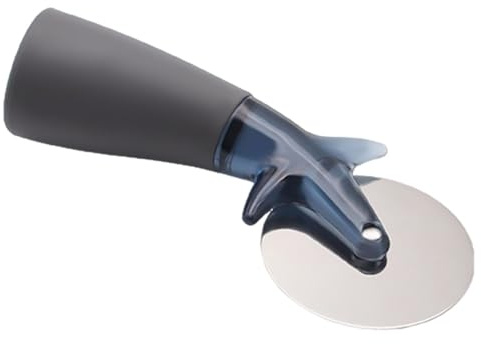 OHPHCALL Cortador de Pizza de Acero Inoxidable Rueda Afilada Cortador de Pan y Pasteles Portátil Utensilio de Cocina Práctico para Uso Doméstico y Profesional
