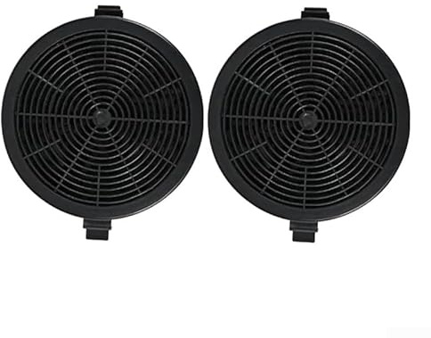 Confezione da 2 filtri a carbone attivo per cappa da cucina, 113 x 19 mm, filtro di ricambio assorbente, filtro per purificazione dell'aria a carbone nero