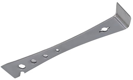 Jeffergarden Stainless Steel Flat Pry Bar Multi Tool, 3Cr13 Hardened Metal Scraper for Baseboard Floor Nails Removal Car Disassembly Beekeeping Supplies 6mm 8mm 10mm 12mm