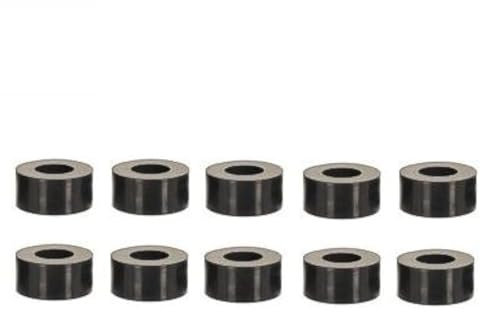 Distanzhülsen für M8 Schrauben, Länge 5mm, Kunststoff schwarz, Set mit 10 STK.