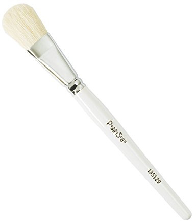 Pinceau masque 25 mm poils blancs