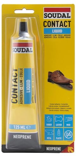 Soudal 06454 Colle néoprène liquide 125 ml